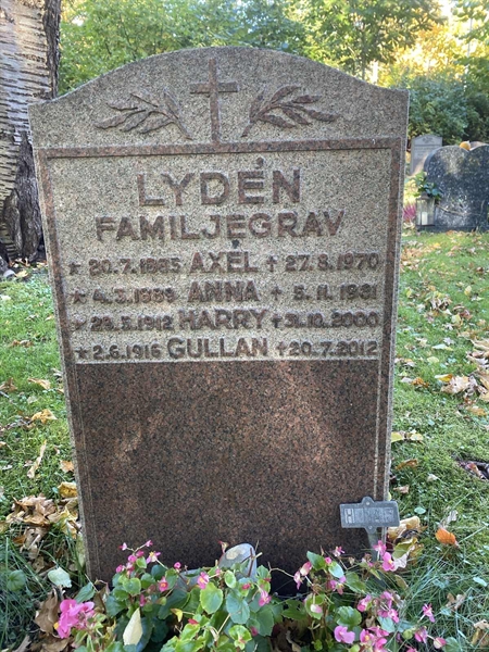 Gravnummer: 1 H   143