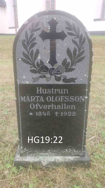 Grave number: HG 19    22