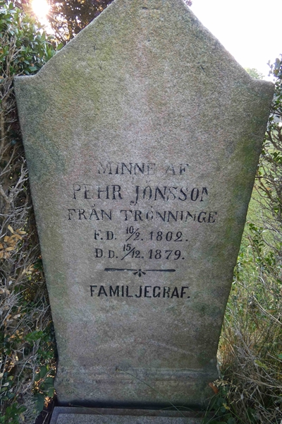Grave number: TR 1A   292i