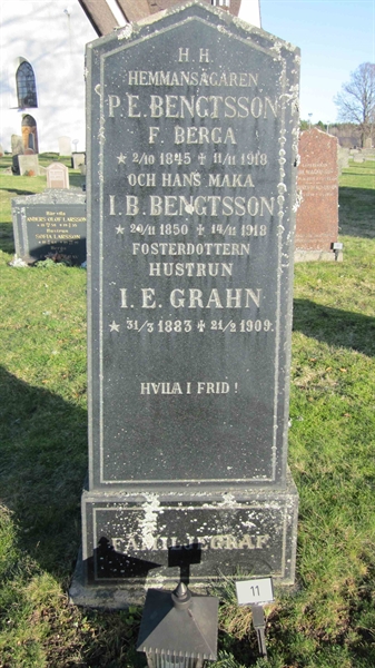 Grave number: KG C    11