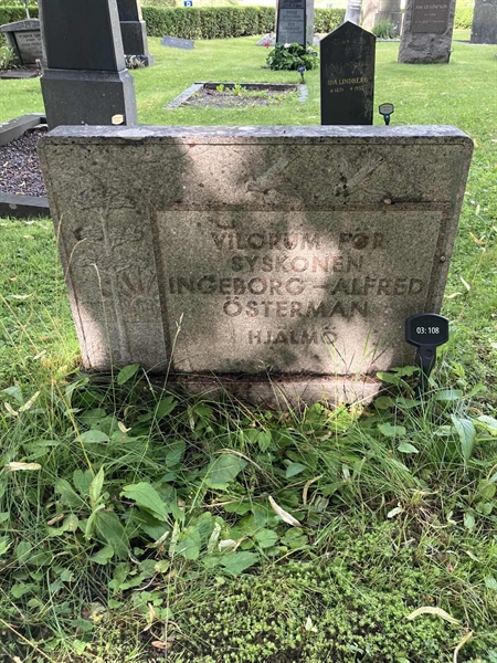 Grave number: 1 03   108