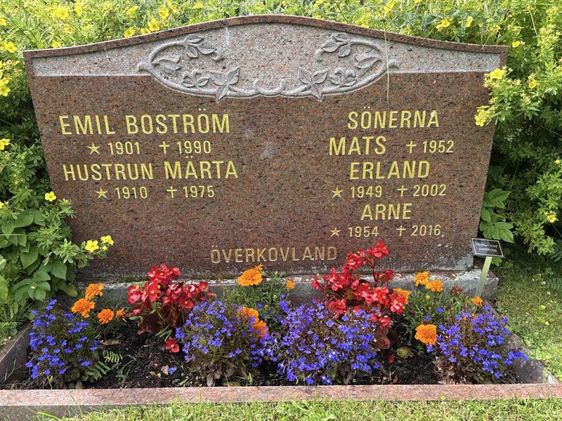 Grave number: SÄ NYA   296-297
