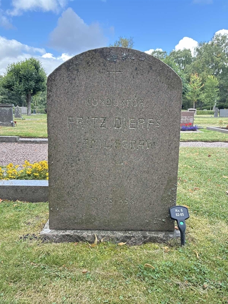 Grave number: 33 6    82-85