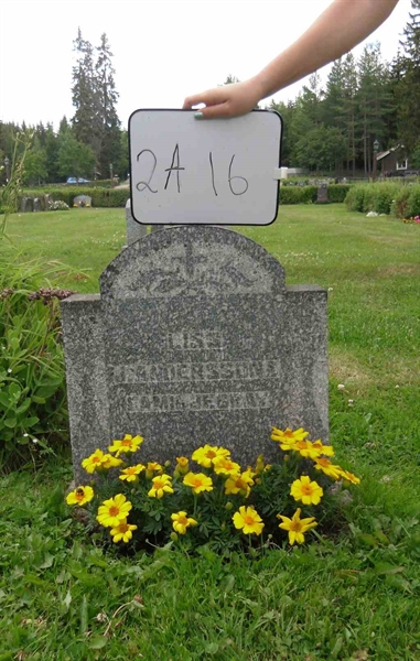 Gravnummer: 2 A    16