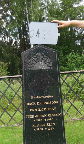 Gravnummer: 2 A    29