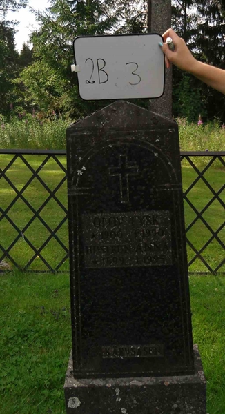 Gravnummer: 2 B     3