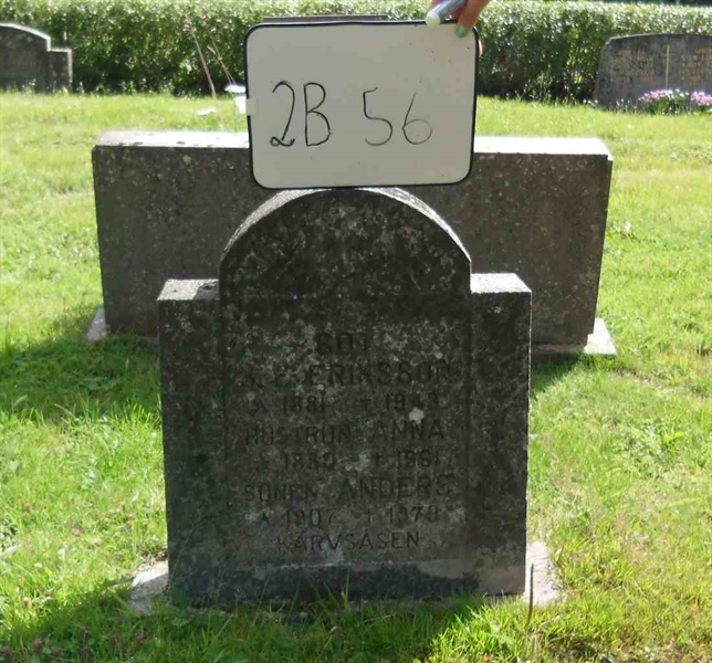 Gravnummer: 2 B    56