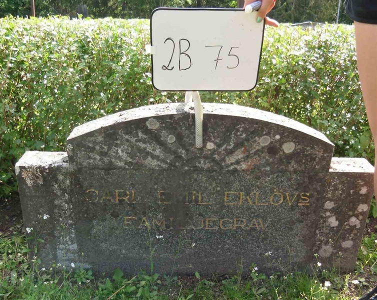 Gravnummer: 2 B    75