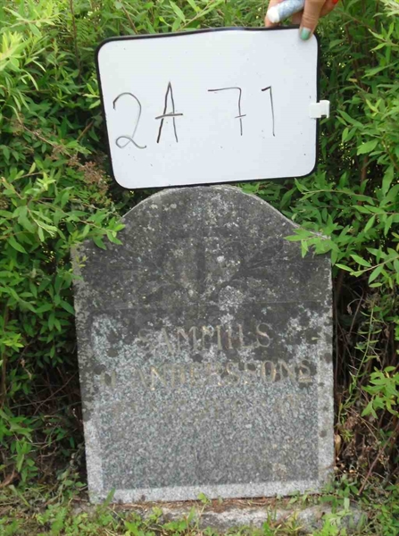 Gravnummer: 2 A    71