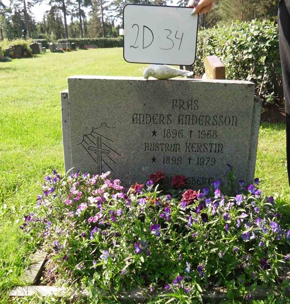 Gravnummer: 2 D    34