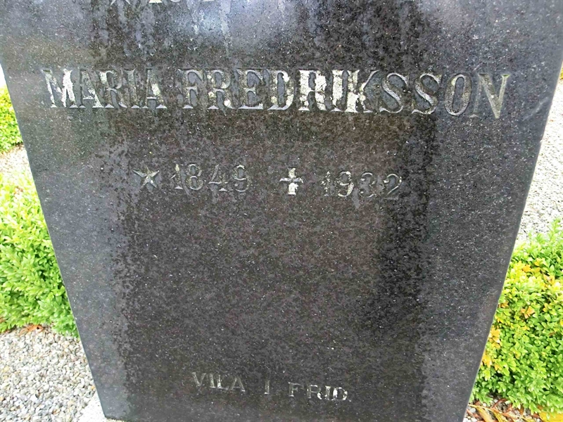Grave number: LI NYA    058
