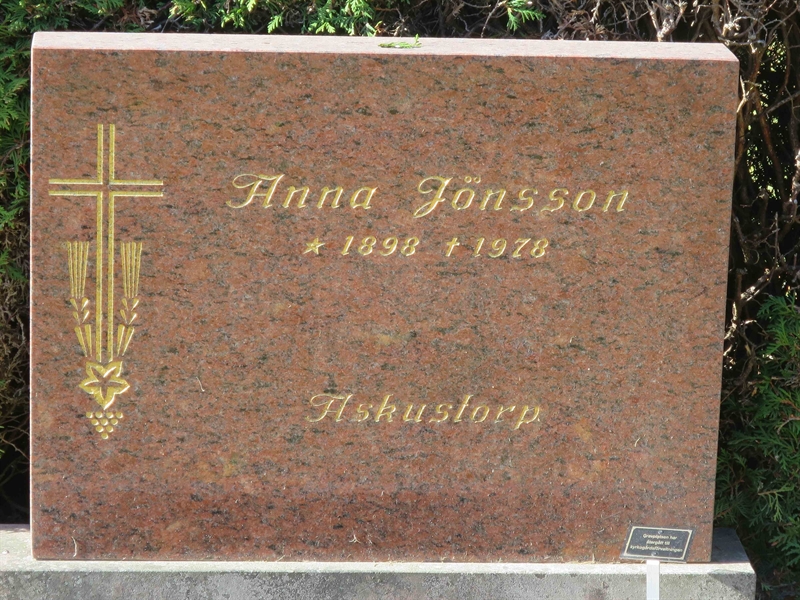 Grave number: HK J   175, 176