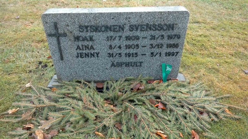 Grave number: SU 04   285, 286, 287