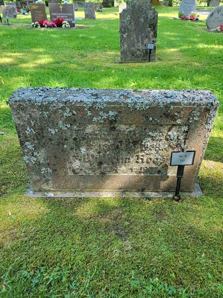 Grave number: Jä 06   141