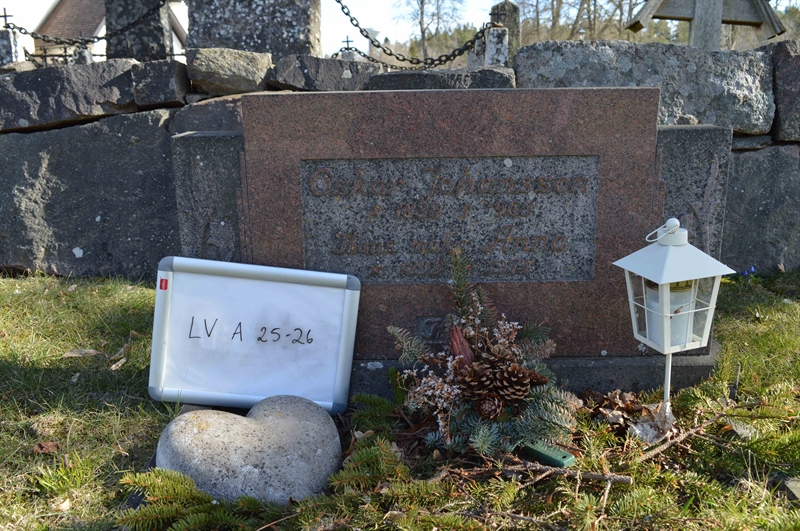 Grave number: LV A    25, 26