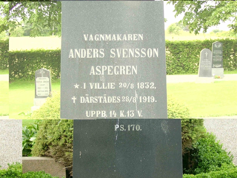 Grave number: VK M     8