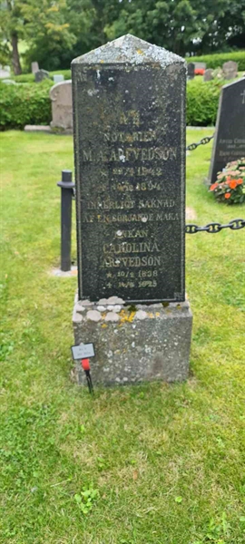 Grave number: M V  302, 302a