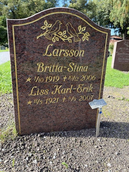 Grave number: 1 NA    76