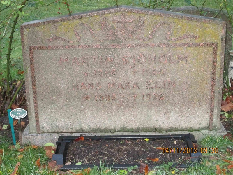 Grave number: TJ A    46, 47