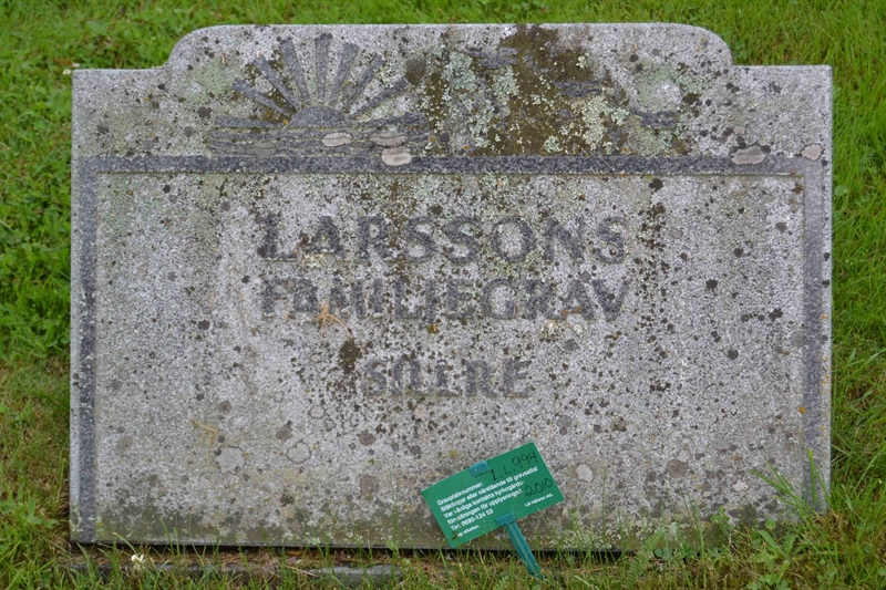 Grave number: 1 L   994
