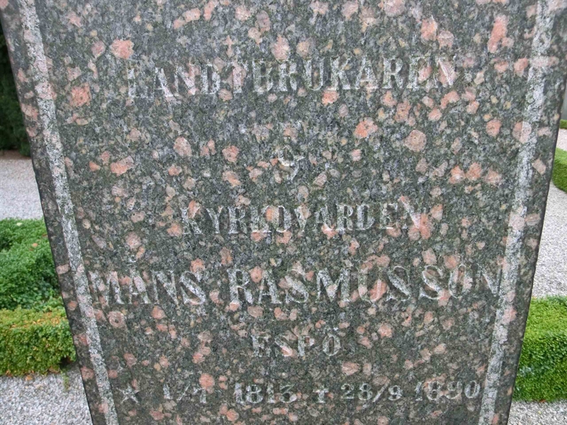 Grave number: ÄS 03    014A