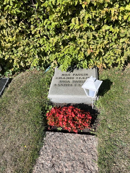 Grave number: NK I:u   310