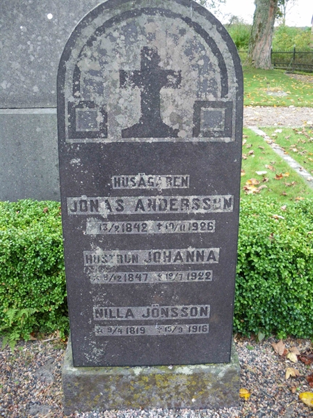 Grave number: INK B    73, 74, 75