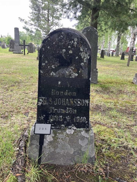 Grave number: 2 D     5