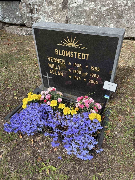 Grave number: 003 B     2