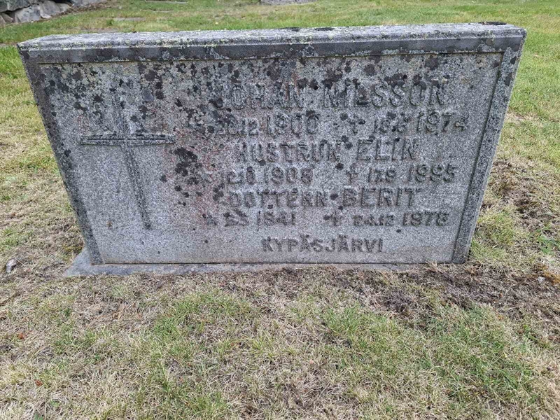 Grave number: 001 2  1001