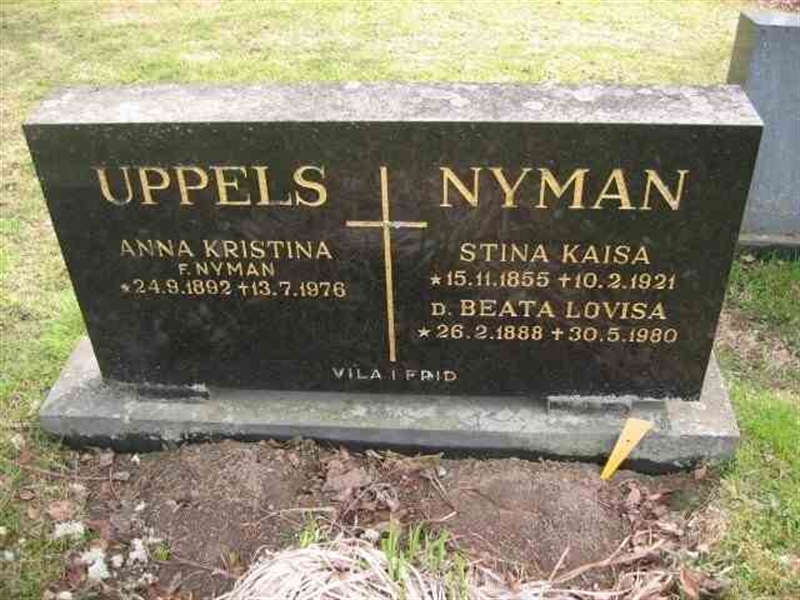 Grave number: 1 GF 01     25