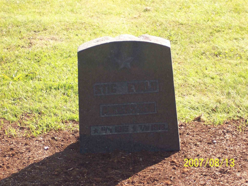 Grave number: 1 2 B    37
