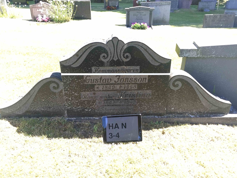 Grave number: HA N     3, 4