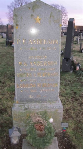 Grave number: KG B   545, 546