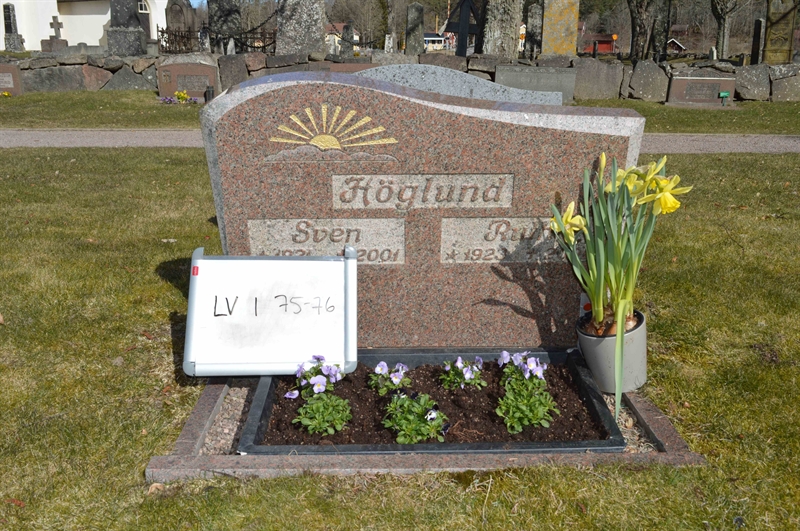 Grave number: LV I    75, 76