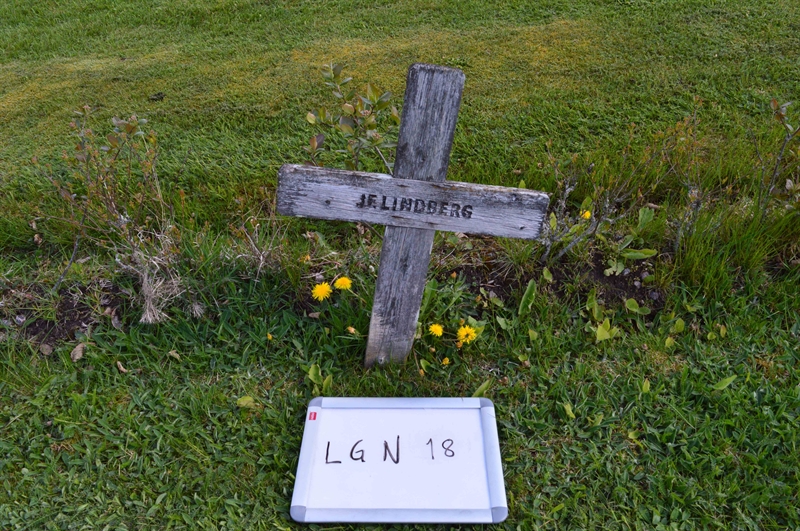 Grave number: LG N    18