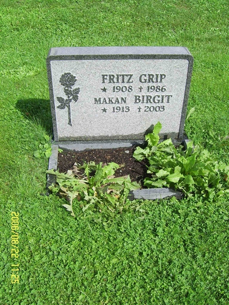 Grave number: F 06    49