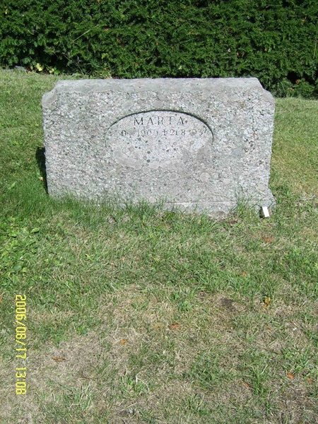 Grave number: F 02    31