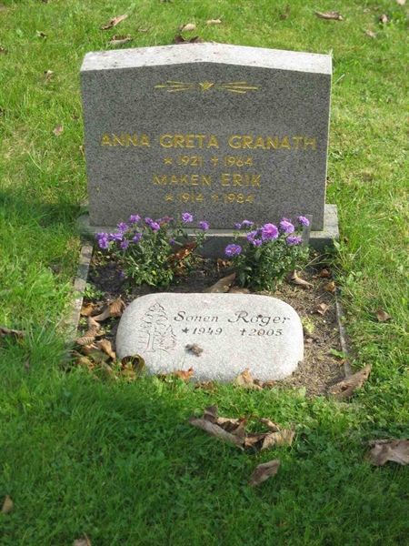 Grave number: K   166