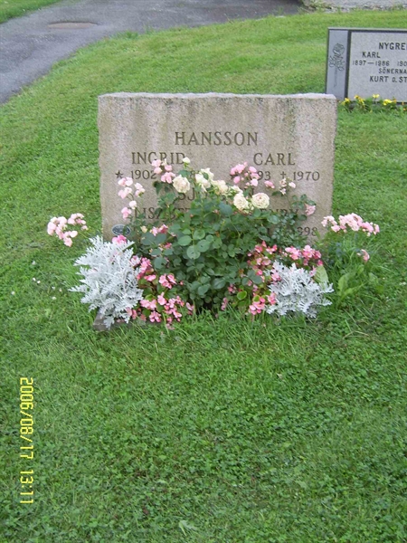 Grave number: F 03    10-11