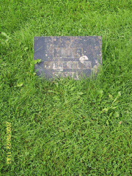 Grave number: F 07    99