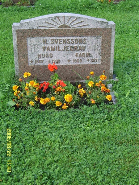Grave number: F 07    80