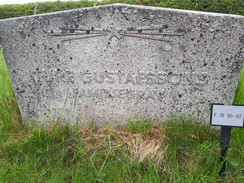 Grave number: F 18    80-82