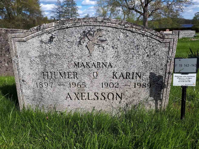 Grave number: F 19   142-143