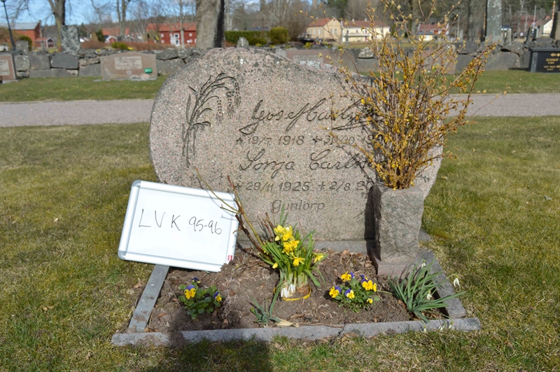 Grave number: LV K    95, 96