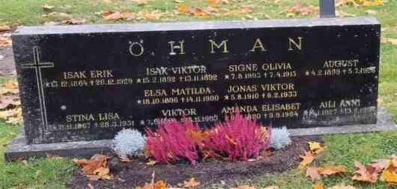 Grave number: 1 GC 02     15