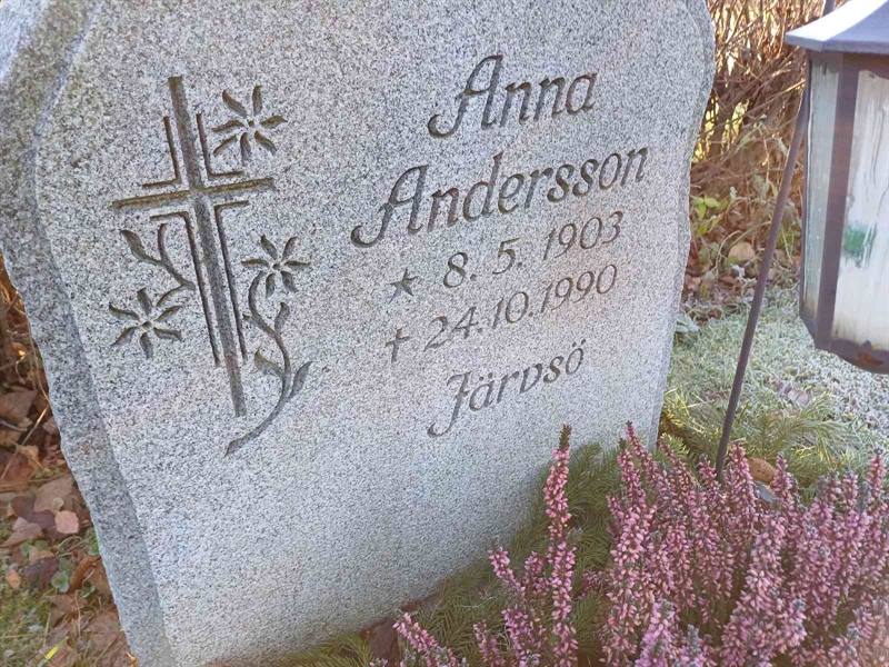 Grave number: JÄ 3 7465