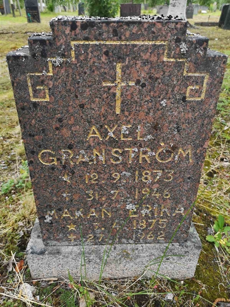 Gravnummer: SK K   125