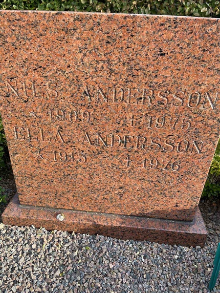 Grave number: EK K 1    62