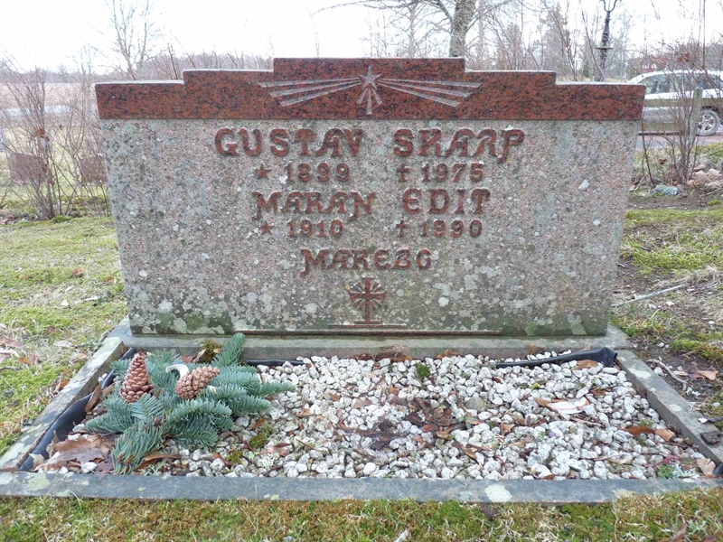 Grave number: JÄ 3 82:2, 83:1